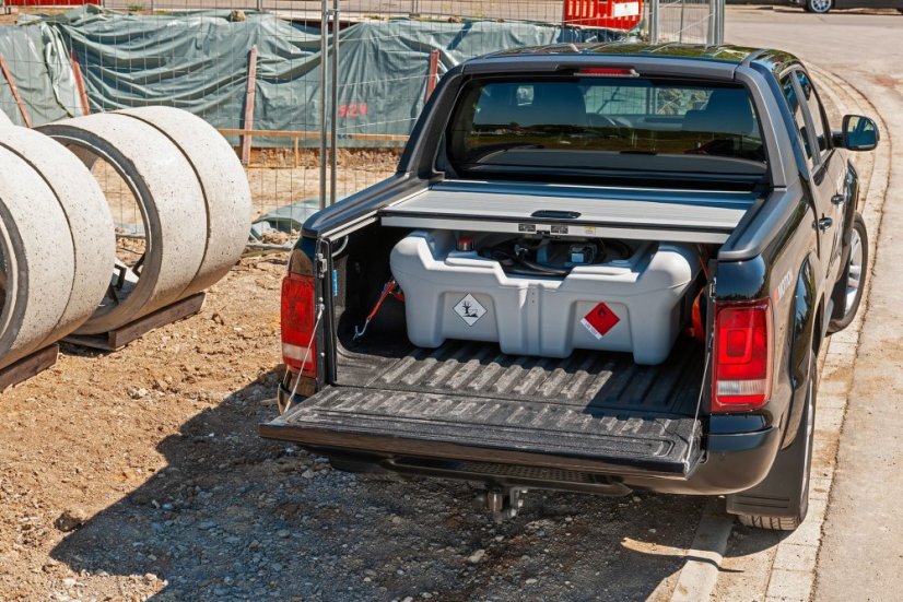 Mobilná nádrž na naftu DT Mobil Easy 210l s výdajným zariadením 12 V PICK-UP - Dĺžka hadice: 4 m, Prietokomer: Ne, Uzamykateľný poklop: Ne