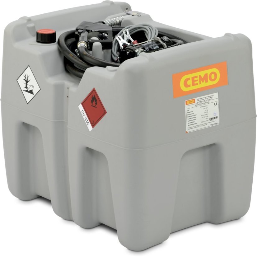 Mobilná nádrž na naftu DT Mobil Easy 210l s výdajným zariadením 12 V - Dĺžka hadice: 6 m, Prietokomer: Ano, Uzamykateľný poklop: Ne