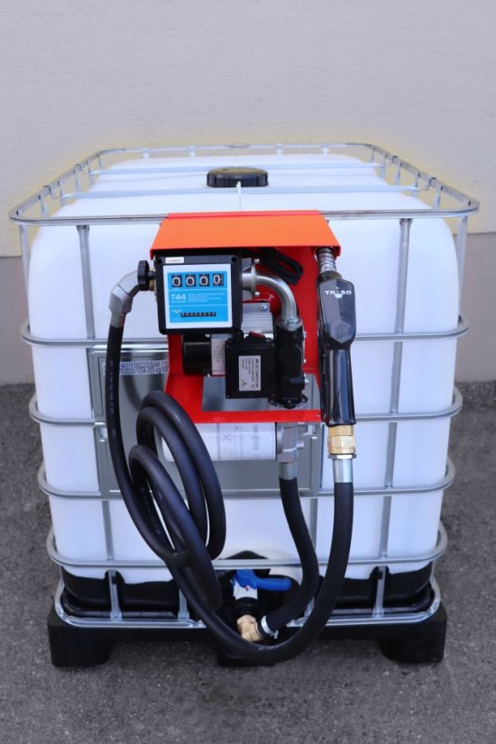 IBC kontajner REPAS 1000l s výdajným zariadením 230 V - Dĺžka hadice: 4 m, Palivový filter: Filtr 30 mikronů s vodním separátorem