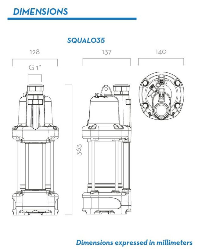 Čerpadlo ponorné AdBlue SQUALO35 230V TIMER