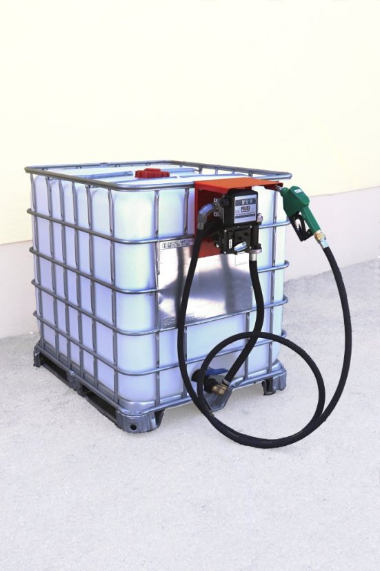 IBC kontajner 1000l EX REPAS s výdajnou zostavou EX50 12V | K33 | A60 | 4m